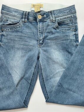 Democracy Light Wash Stretch Skinny Jeans Ab Technology Size 12
